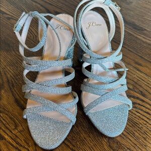 💕Brand new without box J.Crew glitter heels size 9💕